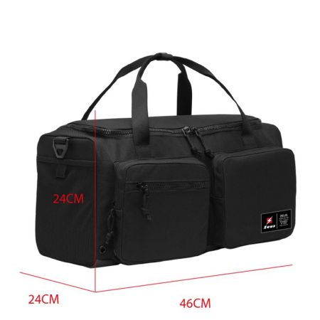 ΣΑΚΟΣ ZEUS Borsa Giulya 46x24x24 cm Nero 518336 BORSA GIULYA εικόνα 3